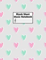 Blank Sheet Music Notebook