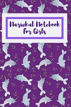 Narwhal Notebook For Girls