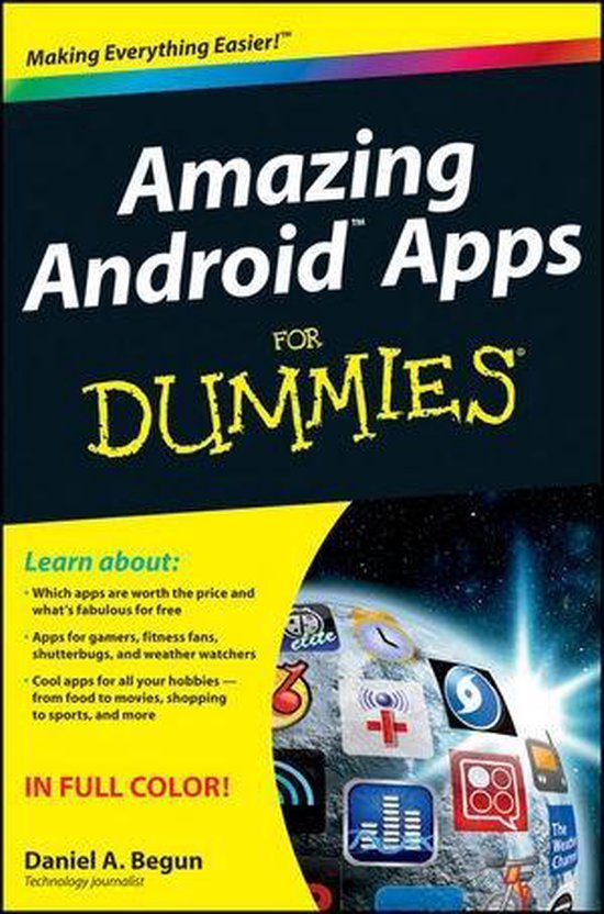 Amazing Android Apps For Dummies - cover