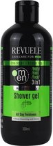 Revuele Charcoal & Green Tea 2 in 1 Shampoo for Men 300ml.