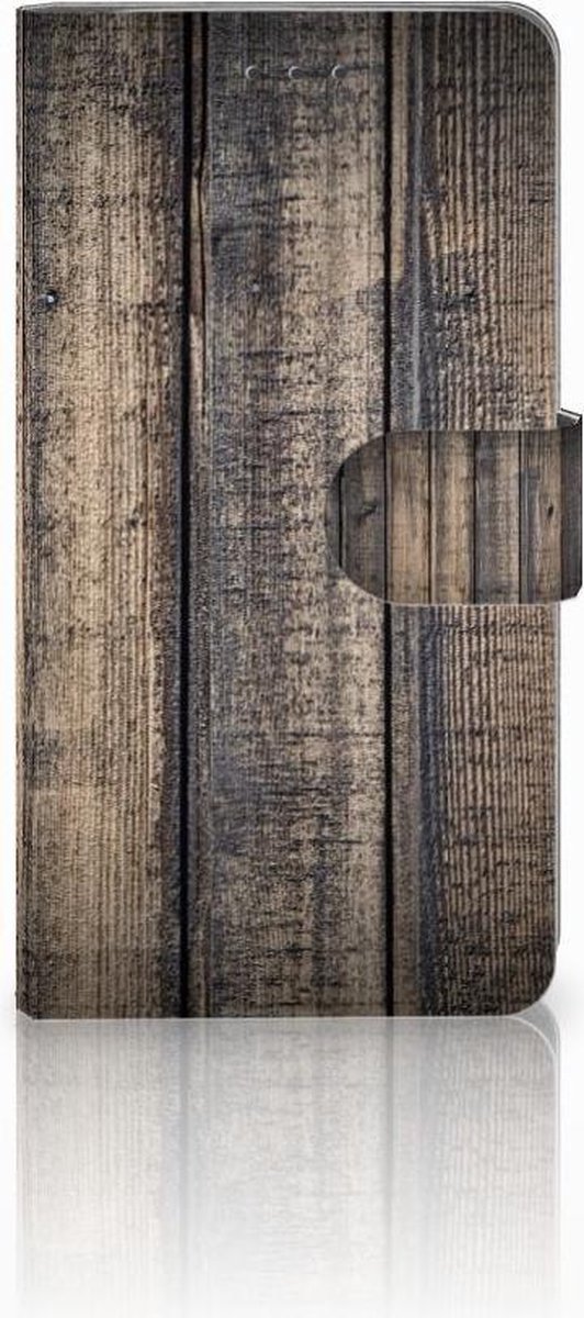 Boekhoesje voor Samsung Galaxy J7 2016 Book Style Case Steigerhout