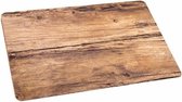 Placemats kunststof eikenhout opdruk - 44 x 28,5 cm - Tafel dekken