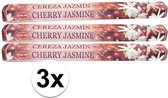 3x pakje wierook stokjes Cherry Jasmine