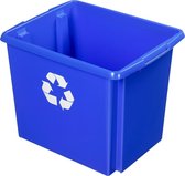 Sunware Nesta eco Opbergbox - voor afvalscheidingssysteem - 45L - blauw