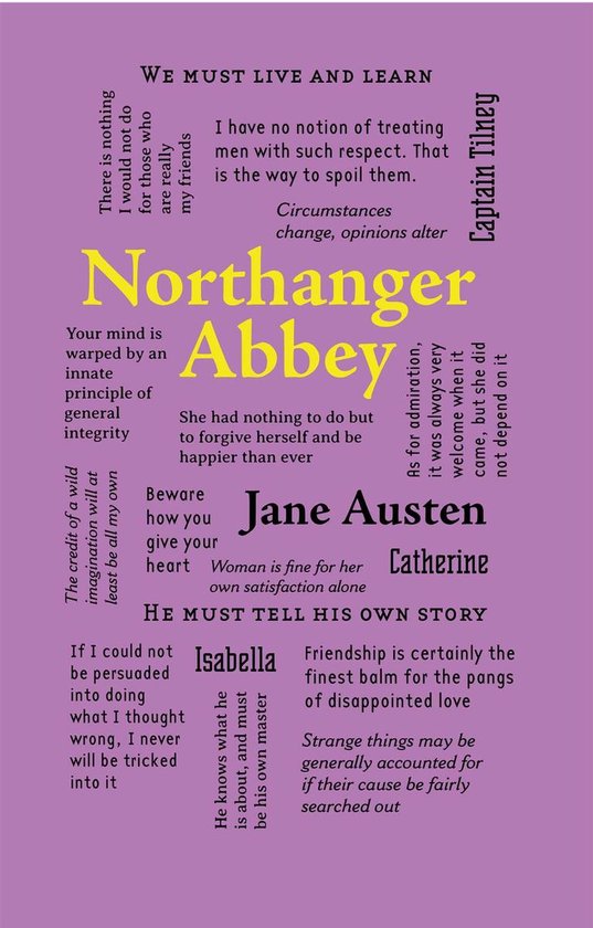 Word Cloud Classics - Northanger Abbey - cover