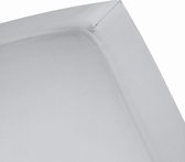 Damai - Hoeslaken (tot 15 cm) - Katoen - 60 x 120 cm - Light grey