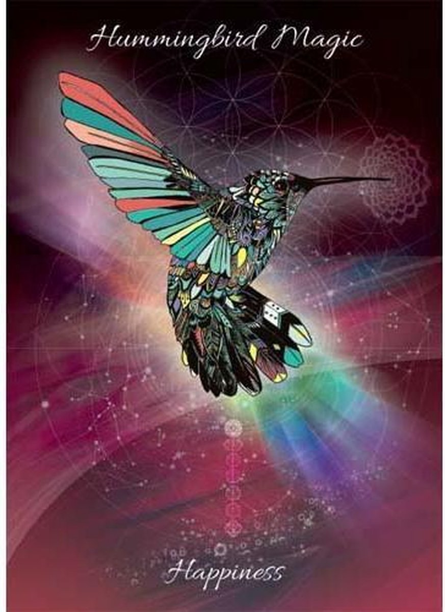 Karin Roberts Wenskaart Hummingbird Magic