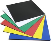 Nobo Magnetische Vierkanten Vellen (6 Stuks) - Geassorteerde Kleuren