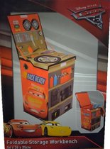 Cars 3 Opvouwbare werkbank – 57x40x23cm | Speelgoedkist voor Kinderen | Kist voor het Opruimen van de Kamer