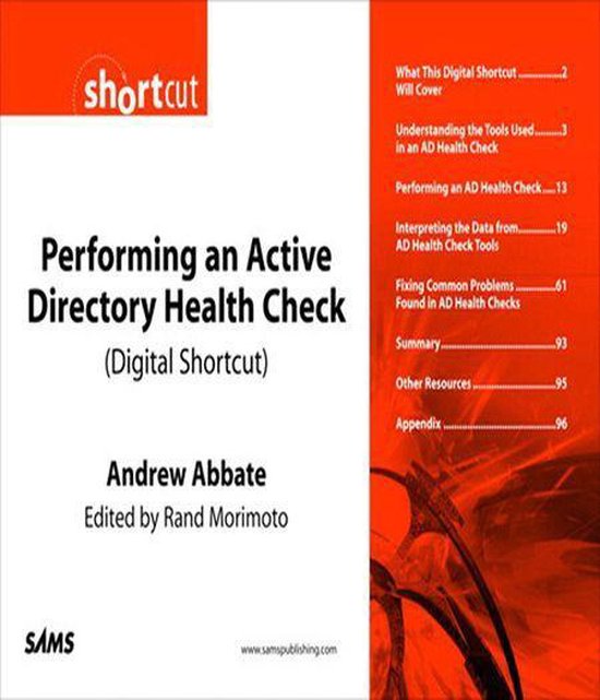 Performing an Active Directory Health Check (Digital Short C ... - cover