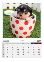 Calendario amici a 4 zampe 2017