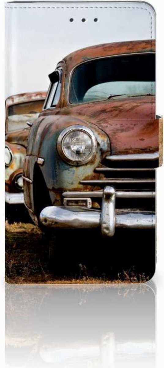Samsung Galaxy J7 2016 Telefoonhoesje met foto Vintage Auto