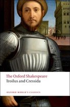 Boekhoes van 'The Oxford Shakespeare: Troilus and Cressida' met een schilderij van een man in harnas.