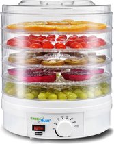 Voedseldroger Fruit & Groenten Dehydrator GreenBlue GB190 250 W met 5 lades