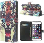 Apple iPhone 6 Plus Stand Case Hoesje Tijger