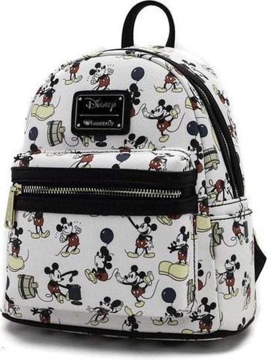Disney rugzakje - Loungefly collectie - Mickey Poses mini Backpack | bol.com