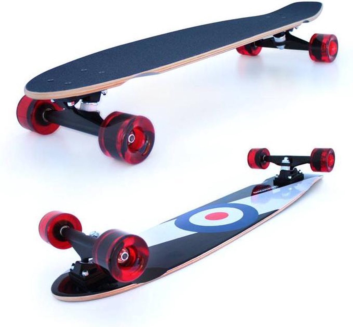 Hammond Abbey Road Kicktail Longboard Veelkleurig