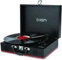 Ion kofferplatenspeler Vinyl Transport zwart / rood - ingebouwde speakers