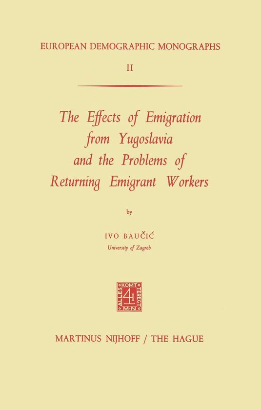 Law and Criminology (R0) - The Effects of Emigration from Yu ... - cover