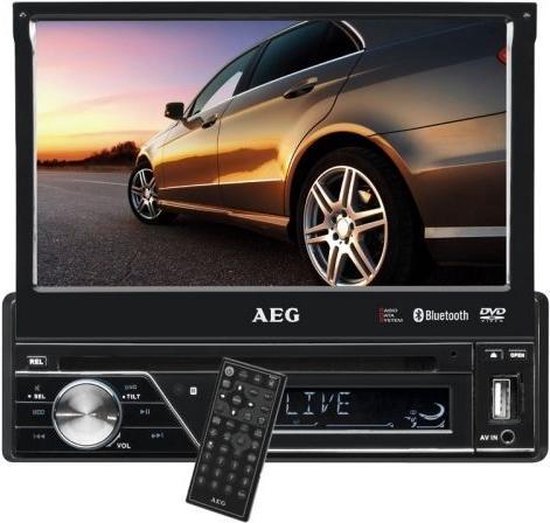 AEG AR 4026 DVD - 1-DIN Autoradio (7”-LCD-Monitor, DVD/CD, USB-Port, Card  Slot,... | bol.com