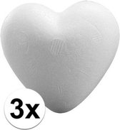 3 stuks Piepschuim harten 9 cm - Styropor vormen