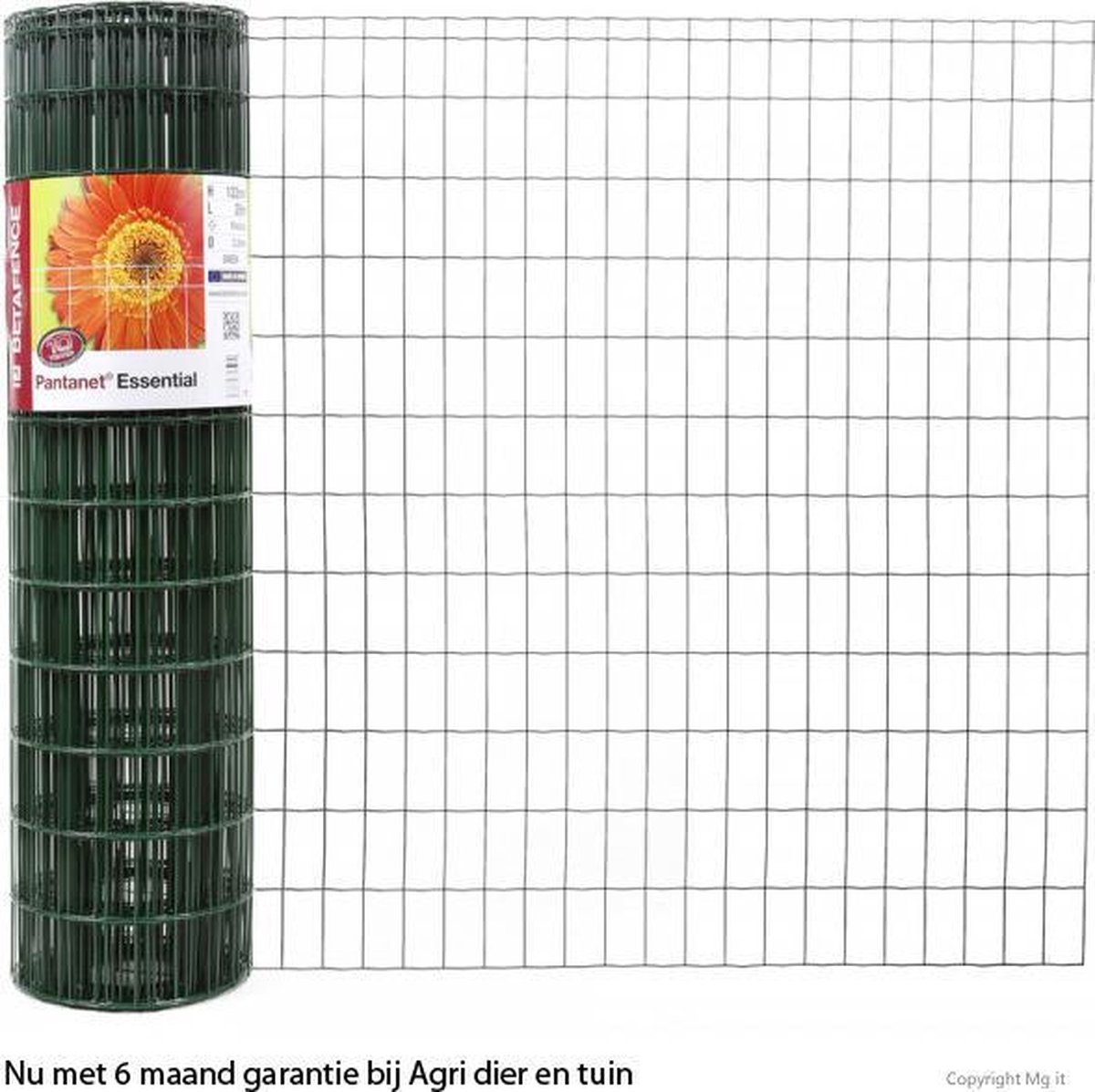 Tuingaas Betafence essential groen 200 cm 25 m