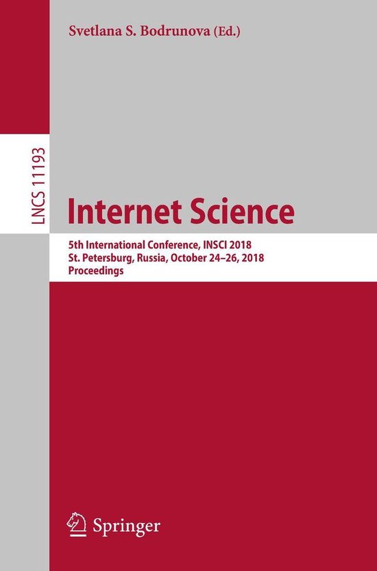 Springer Nature Proceedings Computer Science - Internet Scie ... - cover