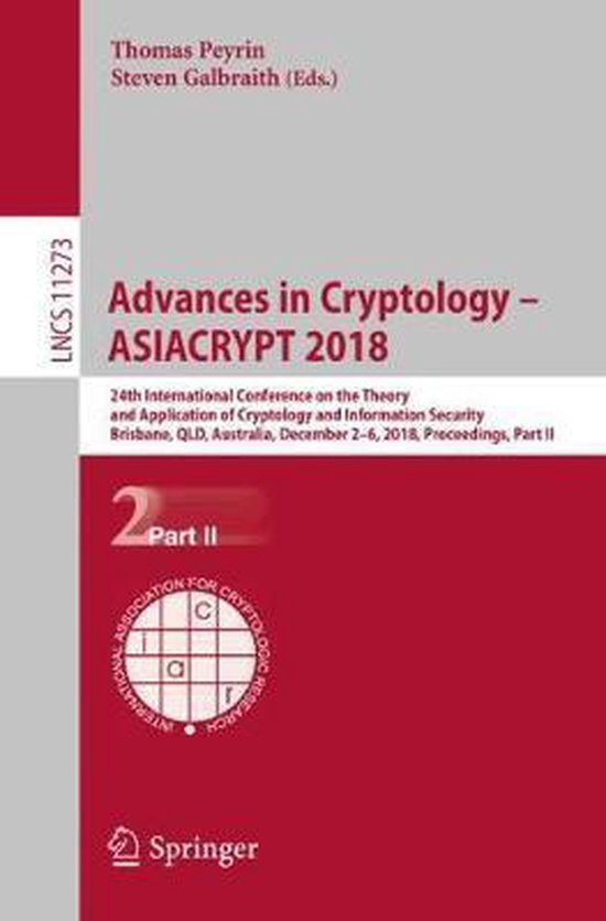 Lecture Notes in Computer Science11273- Advances in Cryptolo ... - cover