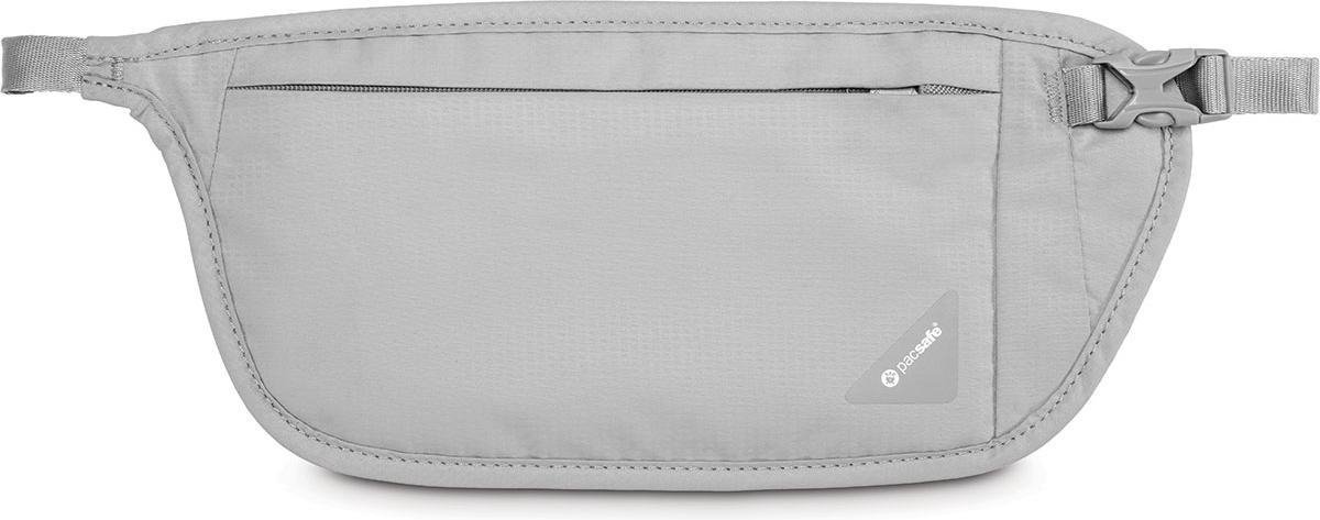 Pacsafe Heuptas - 26 x 13 x 0,5 cm - Veelzijdige Tas - RFID-blokkerend - Crossbody - Buideltasje - Lichtgrijs