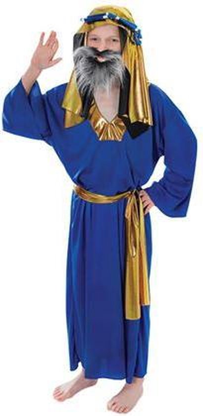Ondergedompeld Digitaal Gek Drie koningen kostuum blauw voor kids 116 - 4-6 jr | bol.com