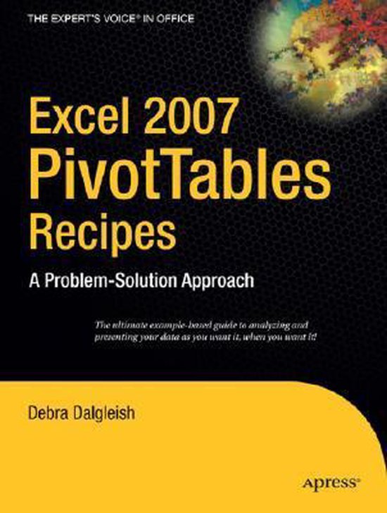 Excel 2007 PivotTables Recipes - cover