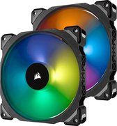 Corsair ML140 PRO RGB LED PWM (Twin pack) 140MM Ventilatoren