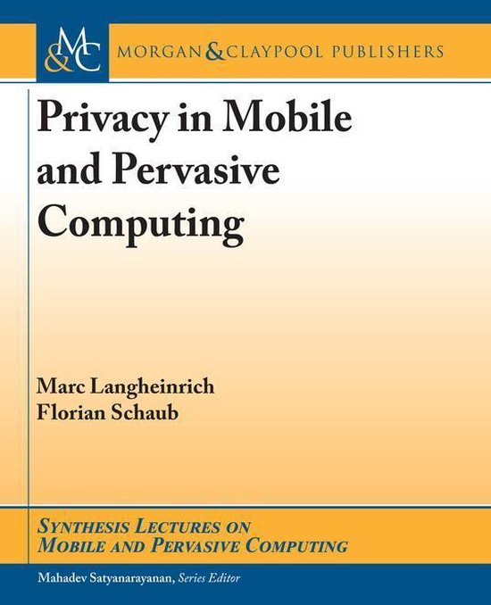 Synthesis Lectures on Mobile and Pervasive Computing - Priva ... - cover