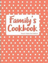 Family's Cookbook Peach Polka Dot Edition