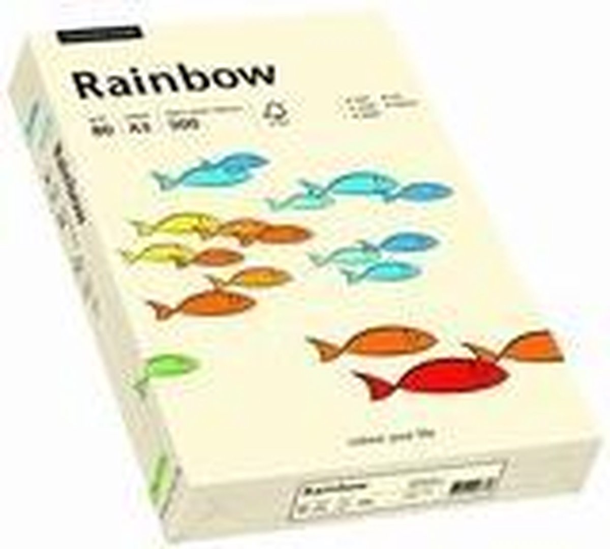 Rainbow gekleurd papier A3 80 gram 3 creme 500 vel