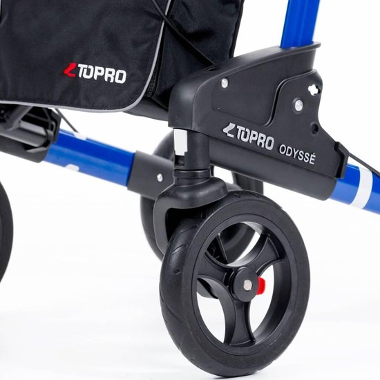 Topro Troja Odyssé Rollator - Dubbel Opvouwbaar Blauw