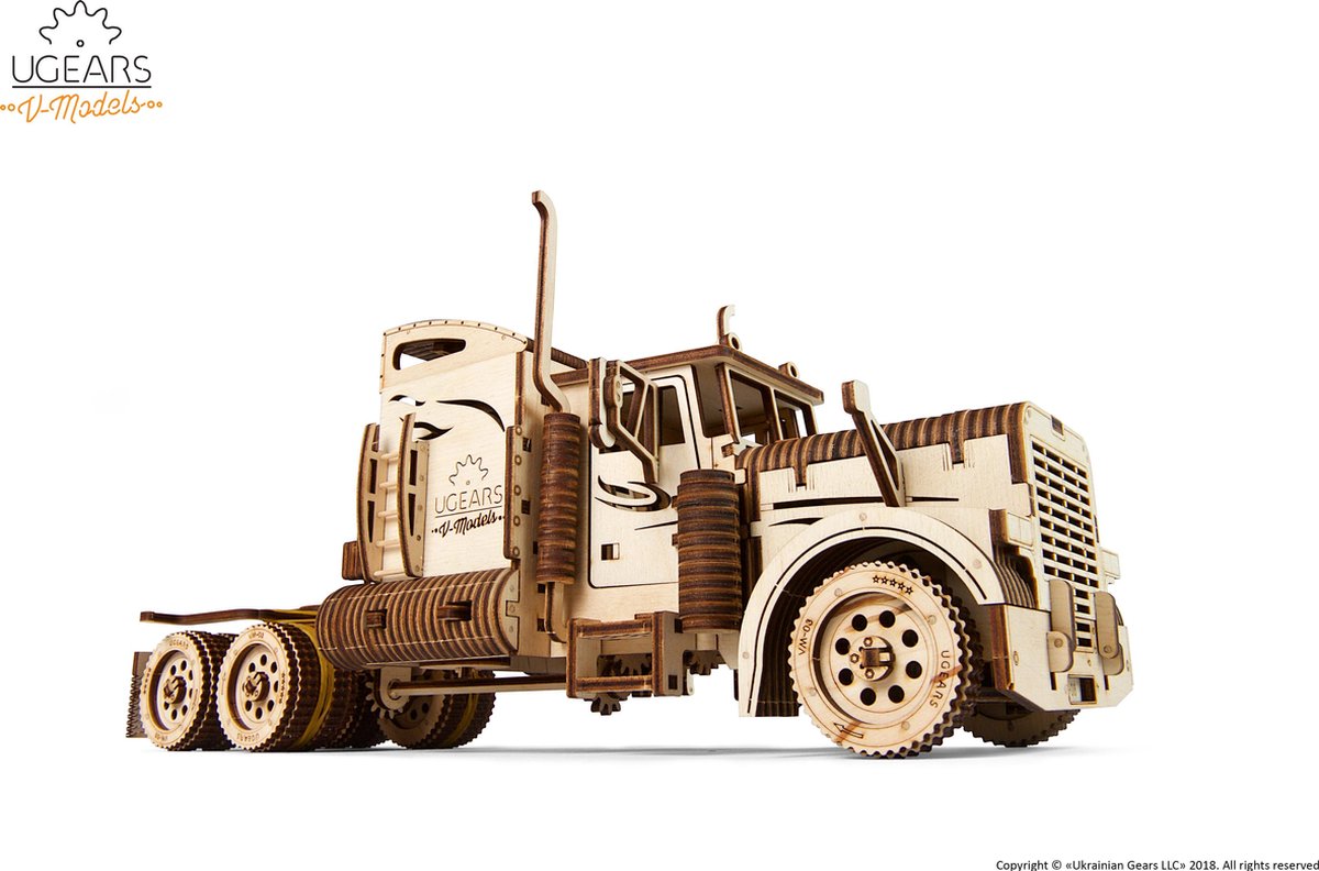UGEARS Houten 3D Model - Heavy Boy Truck — afbeelding 19