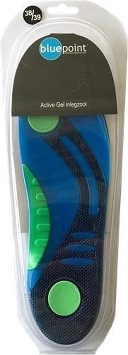Bluepoint Gel Inlegzolen Unisex Blauw Maat 42/43