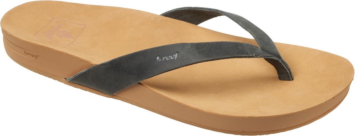 Reef Cushion Bounce Court Le Dames Slippers Zwart