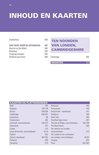Pagina 10 van de Trotter gids met inhoudsopgave en een lijst van kaarten en plattegronden.