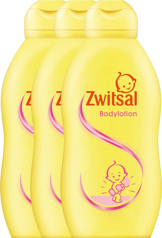 Zwitsal Baby Bodylotion - 3 x 200 ml - Voordeelverpakking