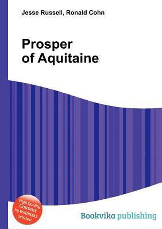 Prosper of Aquitaine 9785510995329 Boeken