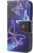 Book Case - Geschikt voor Samsung Galaxy S9 Hoesje - Vlinders