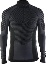 Craft Active Intensity Zip Thermoshirt Heren - Black/Granite