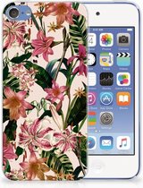 Geschikt voor iPod Touch 5 | 6 TPU-siliconen Hoesje Flowers