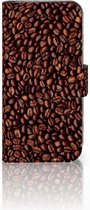 PU Premium Housse pour iPhone 7 | 8 | SE (2020) Portefeuille Grains De Café