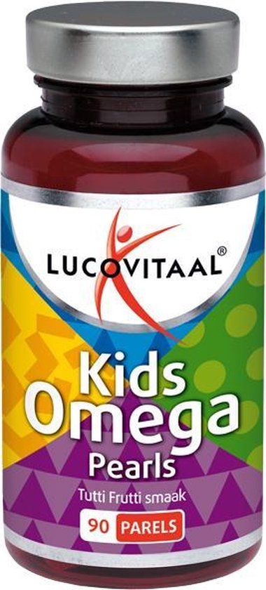 Lucovitaal Kids Pearl - 90 parels - Visolie - Voedingssupplement