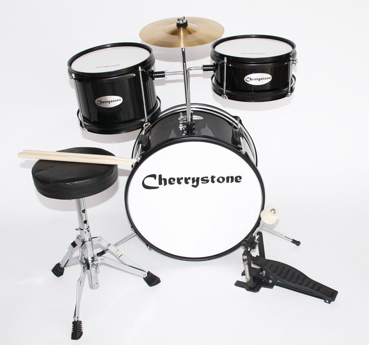 Cherrystone Kinder Drumstel Zwart | bol.com