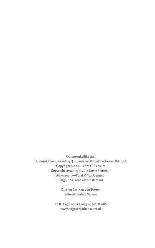 De volmaakte theorie