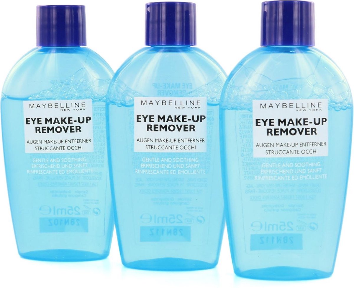 Maybelline Eye Makeup Remover 3 x 25 ml